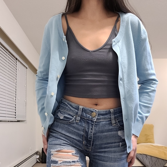 Size Small Blue Cardigan - Picture 4 of 5